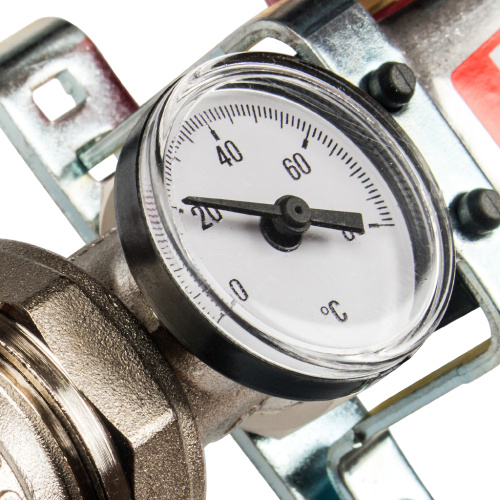 Коллектор отопления STOUT 1"нержа., 2x3/4" в сборе с расходомерами SMS 0907 000002