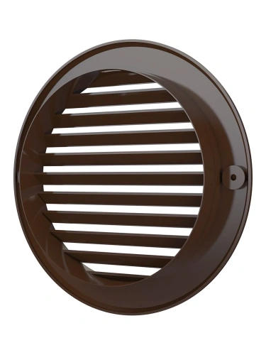 12РКН кор, Решетка наружная вентиляционная круглая D161 с фланцем D125, ASA кор 12РКН кор, Решетка наружная вентиляционная круглая D161 с фланцем D125, ASA кор