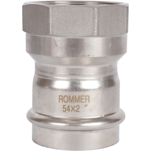 Соединитель ВПр-ВР 54x2" пресс, нержавеющая сталь Rommer Соединитель ВПр-ВР 54x2" пресс, нержавеющая сталь Rommer
