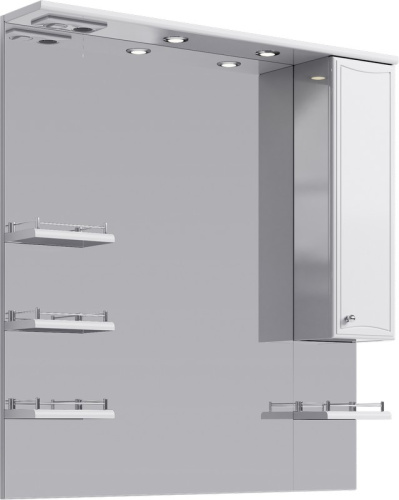 Зеркало AQWELLA Barcelona 100 белый Ba.02.10 Зеркало AQWELLA Barcelona 100 белый Ba.02.10