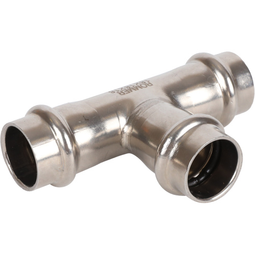 Тройник ВПр 18 пресс, нержавеющая сталь Rommer Тройник ВПр 18 пресс, нержавеющая сталь Rommer
