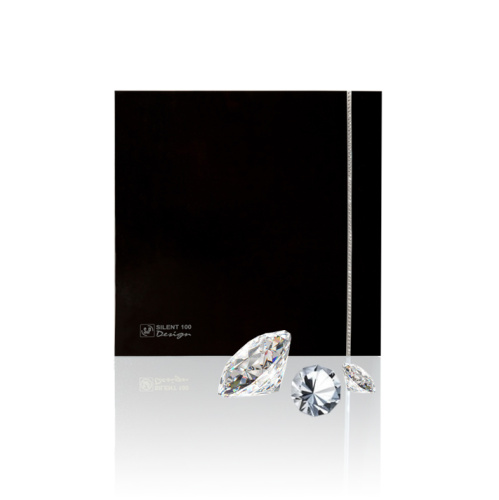 Вентилятор SILENT-100 CZ BLACK DESIGN SWAROVSKI Soler & Palau Вентилятор SILENT-100 CZ BLACK DESIGN SWAROVSKI Soler & Palau