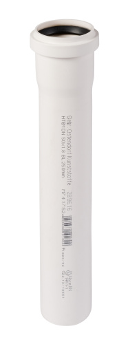 Труба 50 белая, длина 250 мм PP HTEM Ostendorf внутренняя канализация Труба 50 белая, длина 250 мм PP HTEM Ostendorf внутренняя канализация