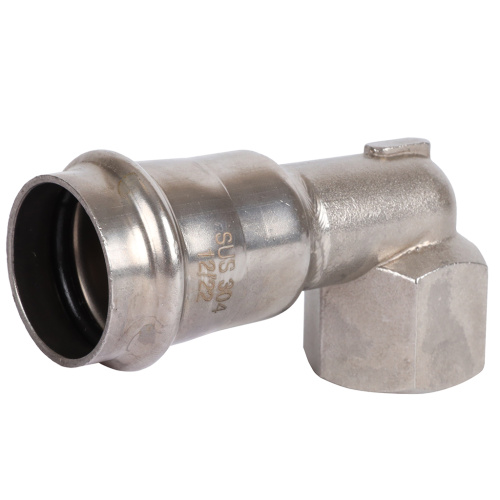 Угольник с резьбой ВПр-ВР 28х3/4" пресс, нержавеющая сталь Rommer Угольник с резьбой ВПр-ВР 28х3/4" пресс, нержавеющая сталь Rommer