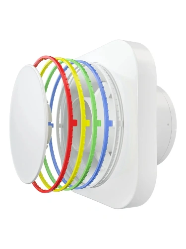 Вентилятор с обратным клапаном, электронным таймером D 100 ERA DISC 4C ET Вентилятор с обратным клапаном, электронным таймером D 100 ERA DISC 4C ET