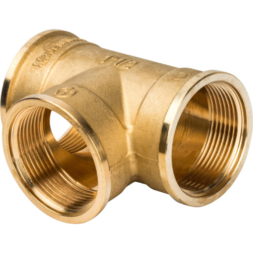 Тройник Stout 1 1/2"ВВВ латунь SFT-0019-000112