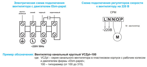 Канальный вентилятор РОВЕН VCZpl-200 Канальный вентилятор РОВЕН VCZpl-200