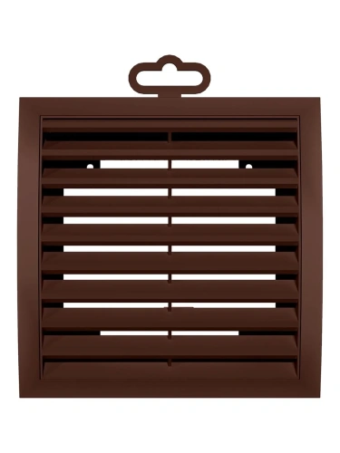 1515РРН кор, Решетка наружная ASA вентиляционная вытяжная 150х150, коричневая 1515РРН кор, Решетка наружная ASA вентиляционная вытяжная 150х150, коричневая