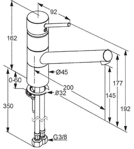 Смеситель для кухни Kludi Scope 339300575 хром Смеситель для кухни Kludi Scope 339300575 хром