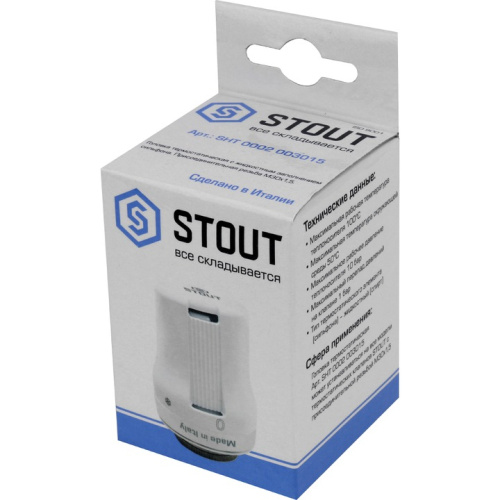 Головка термостатическая Stout жидкостная M30x1,5 SHT 0002 003015 Головка термостатическая Stout жидкостная M30x1,5 SHT 0002 003015
