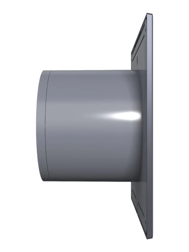 Вентилятор осевой вытяжной с обратным клапаном D 100 DiCiTi SLIM 4C dark gray metal, декоративный Вентилятор осевой вытяжной с обратным клапаном D 100 DiCiTi SLIM 4C dark gray metal, декоративный