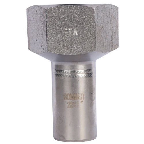 Вставка переходная НПр-ВР 22x1" пресс, нержавеющая сталь Rommer Вставка переходная НПр-ВР 22x1" пресс, нержавеющая сталь Rommer