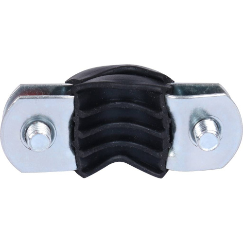 Хомут 3/8" D15-19мм с гайкой M8 оцинкованный с резинкой Stout SAC-0020-000038 Хомут 3/8" D15-19мм с гайкой M8 оцинкованный с резинкой Stout SAC-0020-000038