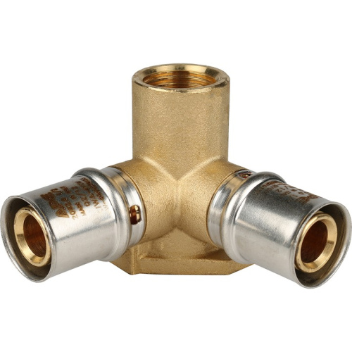 Водорозетка проходная пресс 20x1/2"В Stout металлопластик SFP-0015-001220