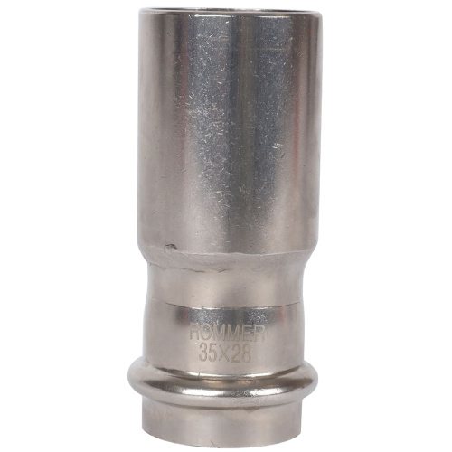 Муфта переходная однораструбная НПр 35x28 пресс, нержавеющая сталь Rommer Муфта переходная однораструбная НПр 35x28 пресс, нержавеющая сталь Rommer