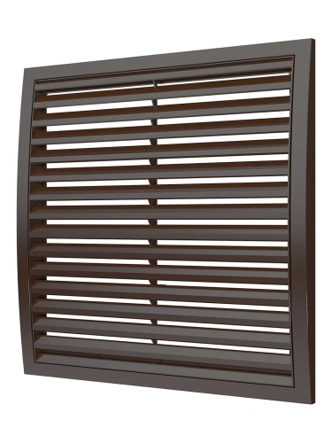 3535РРН кор, Решетка наружная ASA вентиляционная вытяжная 350х350, коричневая 3535РРН кор, Решетка наружная ASA вентиляционная вытяжная 350х350, коричневая
