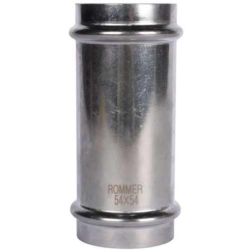 Муфта надвижная ВПр 54 пресс, нержавеющая сталь Rommer Муфта надвижная ВПр 54 пресс, нержавеющая сталь Rommer