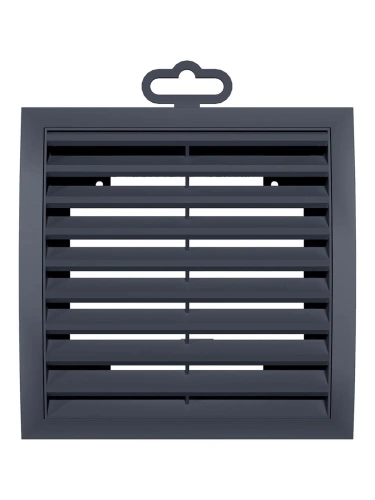 1515РРН сер, Решетка наружная ASA вентиляционная вытяжная 150х150, серая 1515РРН сер, Решетка наружная ASA вентиляционная вытяжная 150х150, серая