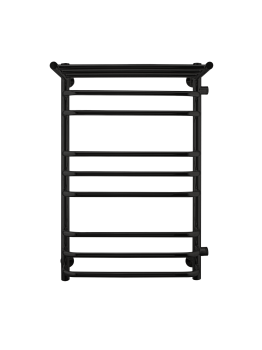 Полотенцесушитель Indigo Brace с полочкой 557x800, черный муар