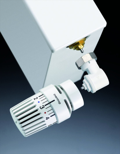 Угловой адаптер М 30 х 1,5, белый Oventrop