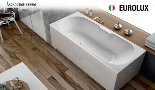 Акриловая ванна Eurolux SIBARIS 170x70 E1017070033 Акриловая ванна Eurolux SIBARIS 170x70 E1017070033
