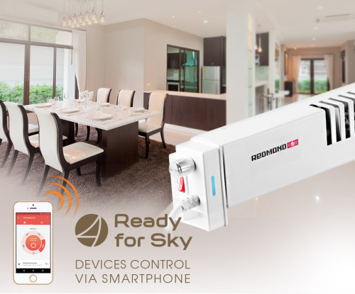 Плинтусный обогреватель Redmond SkyHeаt RCH-7002-S Белый Плинтусный обогреватель Redmond SkyHeаt RCH-7002-S Белый