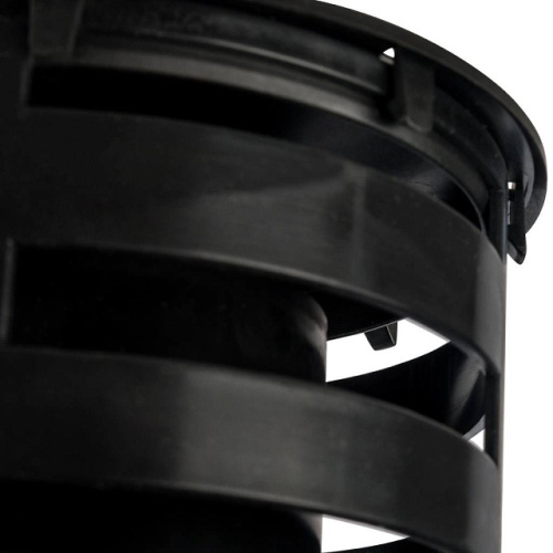 Элемент дымохода конденсац. вертик. замык уч-ок с оголовком Ø60/100 м/п  PP-PP Stout SCA-8610-010111