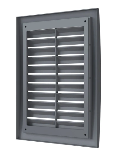 1825РРН сер, Решетка наружная ASA вентиляционная вытяжная 180х250, серая 1825РРН сер, Решетка наружная ASA вентиляционная вытяжная 180х250, серая