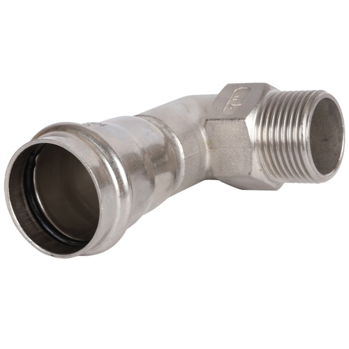 Угольник с резьбой ВПр-НР 35х1" пресс, нержавеющая сталь Rommer Угольник с резьбой ВПр-НР 35х1" пресс, нержавеющая сталь Rommer