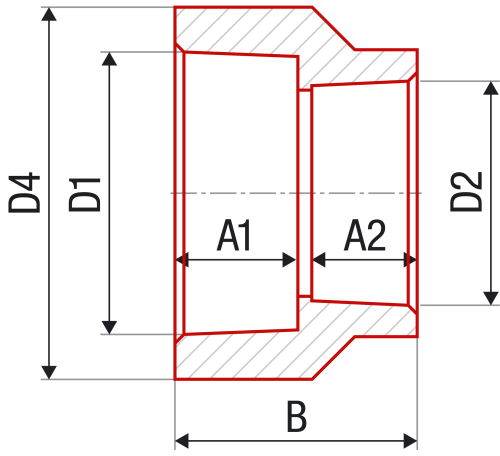 Муфта переходная FV-plast 20х16 полипропилен AA209020016