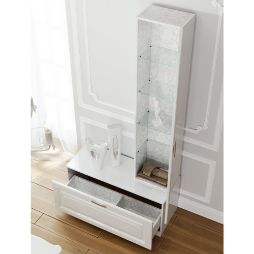 Тумба дополнительная AQWELLA Empire 80 Белый Emp.03.08/W Тумба дополнительная AQWELLA Empire 80 Белый Emp.03.08/W