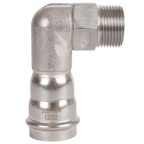 Угольник с резьбой ВПр-НР 35х1" пресс, нержавеющая сталь Rommer Угольник с резьбой ВПр-НР 35х1" пресс, нержавеющая сталь Rommer