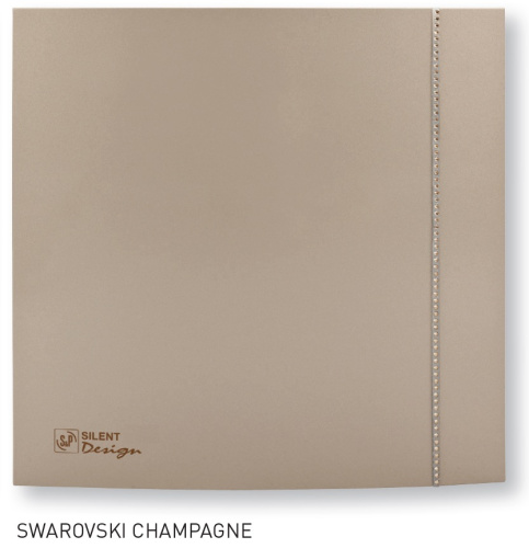 Вентилятор SILENT-100 CZ CHAMPAGNE DESIGN SWAROVSKI Soler & Palau Вентилятор SILENT-100 CZ CHAMPAGNE DESIGN SWAROVSKI Soler & Palau