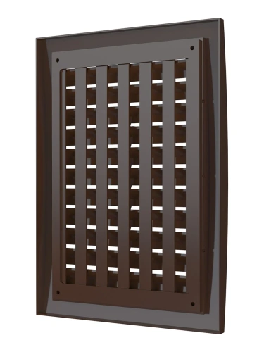 1825РРПН кор, Решетка наружная ASA вентиляционная регулируемая 180х250, коричневая 1825РРПН кор, Решетка наружная ASA вентиляционная регулируемая 180х250, коричневая