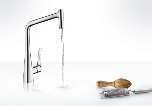 Смеситель для кухни Hansgrohe Metris 14820000 хром, выдвижной излив Смеситель для кухни Hansgrohe Metris 14820000 хром, выдвижной излив