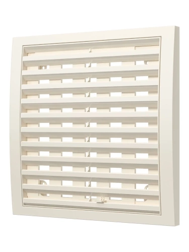1515РРПН Ivory, Решетка наружная ASA вентиляционная регулируемая 150х150