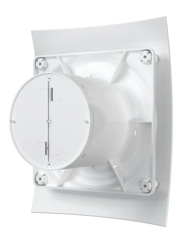 Вентилятор осевой вытяжной с двигателем повышеной мощности и обр.клапан D100 DiCiTi BREEZE 4C TURBO