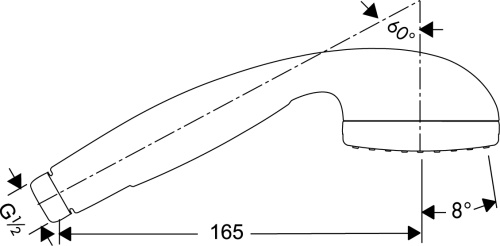 Душевая лейка Hansgrohe Croma 28511000