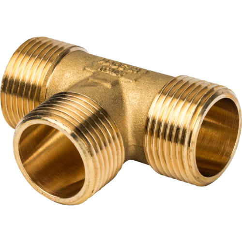 Тройник Stout 1"ННН латунь SFT-0017-000111
