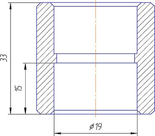 Муфта Kalde 20х20 полипропилен 3212-muf-200000