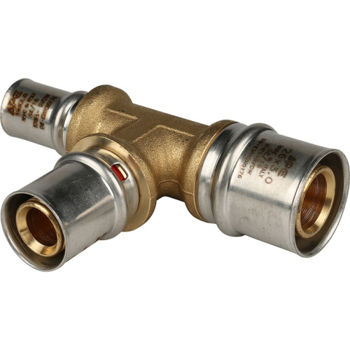 Тройник переходной пресс 26x20x16 Stout металлопластик SFP-0005-262016