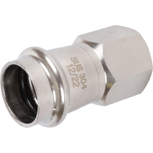 Соединитель ВПр-ВР 22x1/2" пресс, нержавеющая сталь Rommer Соединитель ВПр-ВР 22x1/2" пресс, нержавеющая сталь Rommer