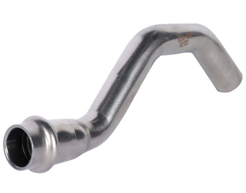 Обвод однораструбный-НПр 15 пресс, нержавеющая сталь Rommer Обвод однораструбный-НПр 15 пресс, нержавеющая сталь Rommer