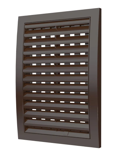 1825РРПН кор, Решетка наружная ASA вентиляционная регулируемая 180х250, коричневая 1825РРПН кор, Решетка наружная ASA вентиляционная регулируемая 180х250, коричневая