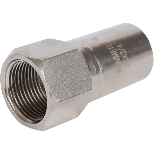 Вставка переходная НПр-ВР 28x3/4" пресс, нержавеющая сталь Rommer