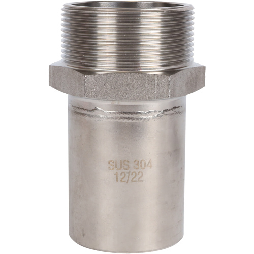 Вставка переходная НПр-НР 54x2" пресс, нержавеющая сталь Rommer Вставка переходная НПр-НР 54x2" пресс, нержавеющая сталь Rommer