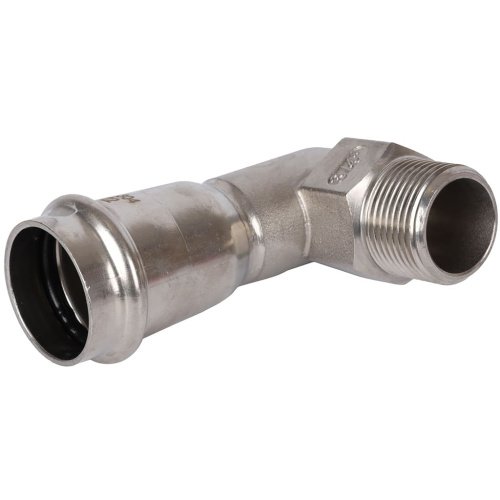 Угольник с резьбой ВПр-НР 28х3/4" пресс, нержавеющая сталь Rommer Угольник с резьбой ВПр-НР 28х3/4" пресс, нержавеющая сталь Rommer