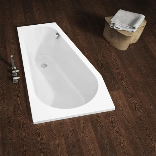 Ванна акриловая RIHO DELTA 160 RIGHT - PLUG & PLAY BD4200500000000