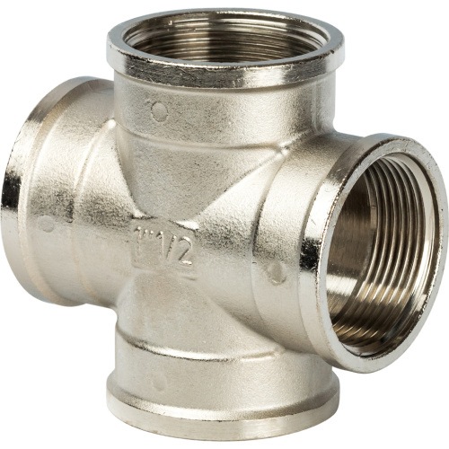 Крестовина Stout 1 1/2"ВВВВ никелированная SFT-0031-000112