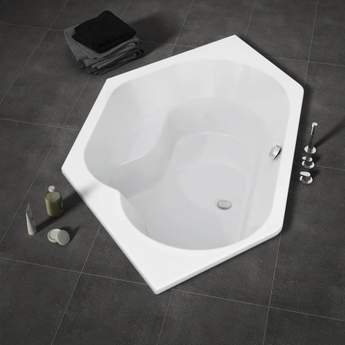 Ванна акриловая RIHO WINNIPEG - PLUG & PLAY BD7300500000000